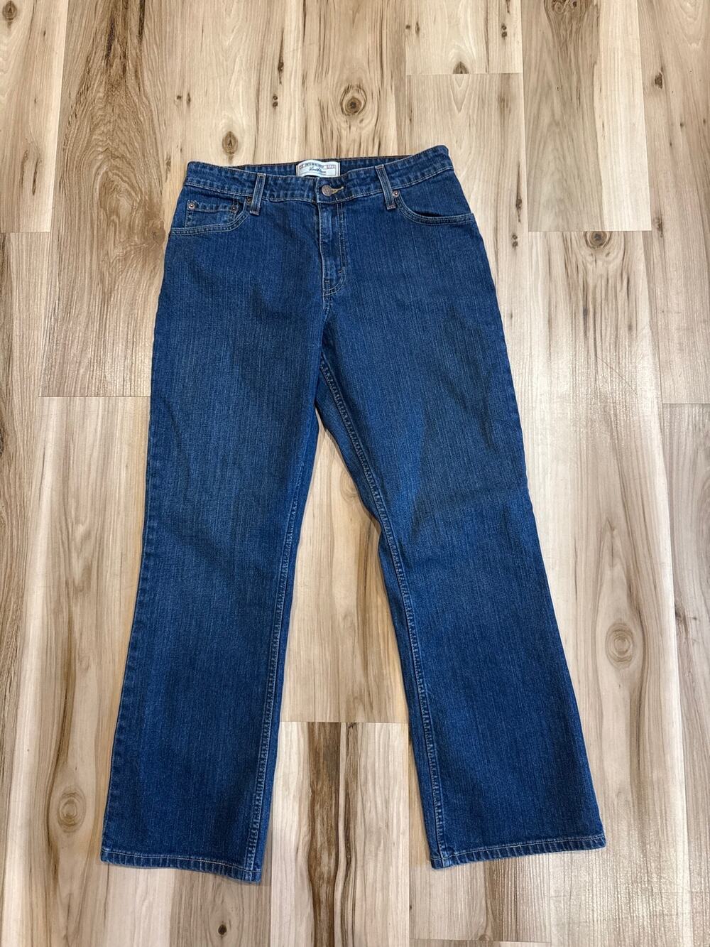 Levi's Stretch Mid Rise Bootcut Blue Jeans Misses 12 Short